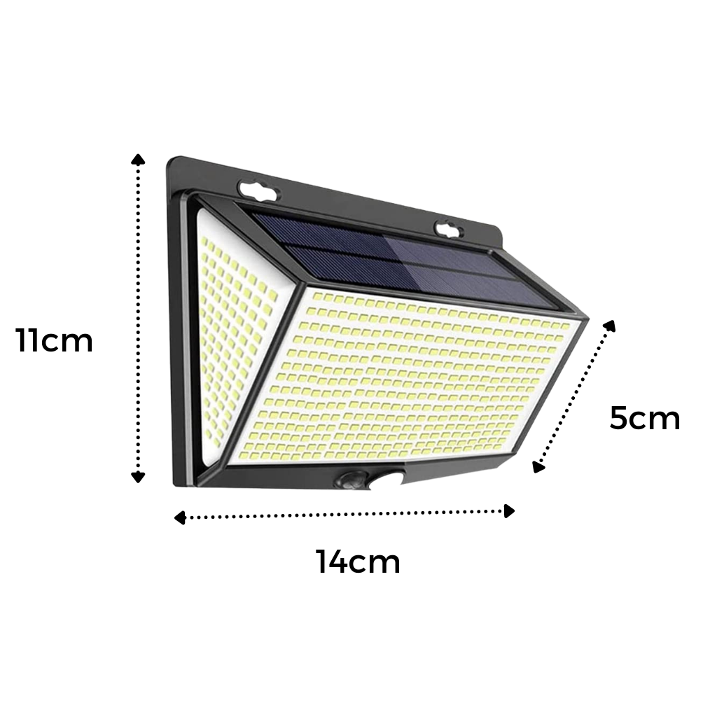 Lampe solaire d'extérieure 468 LED - Ozerty