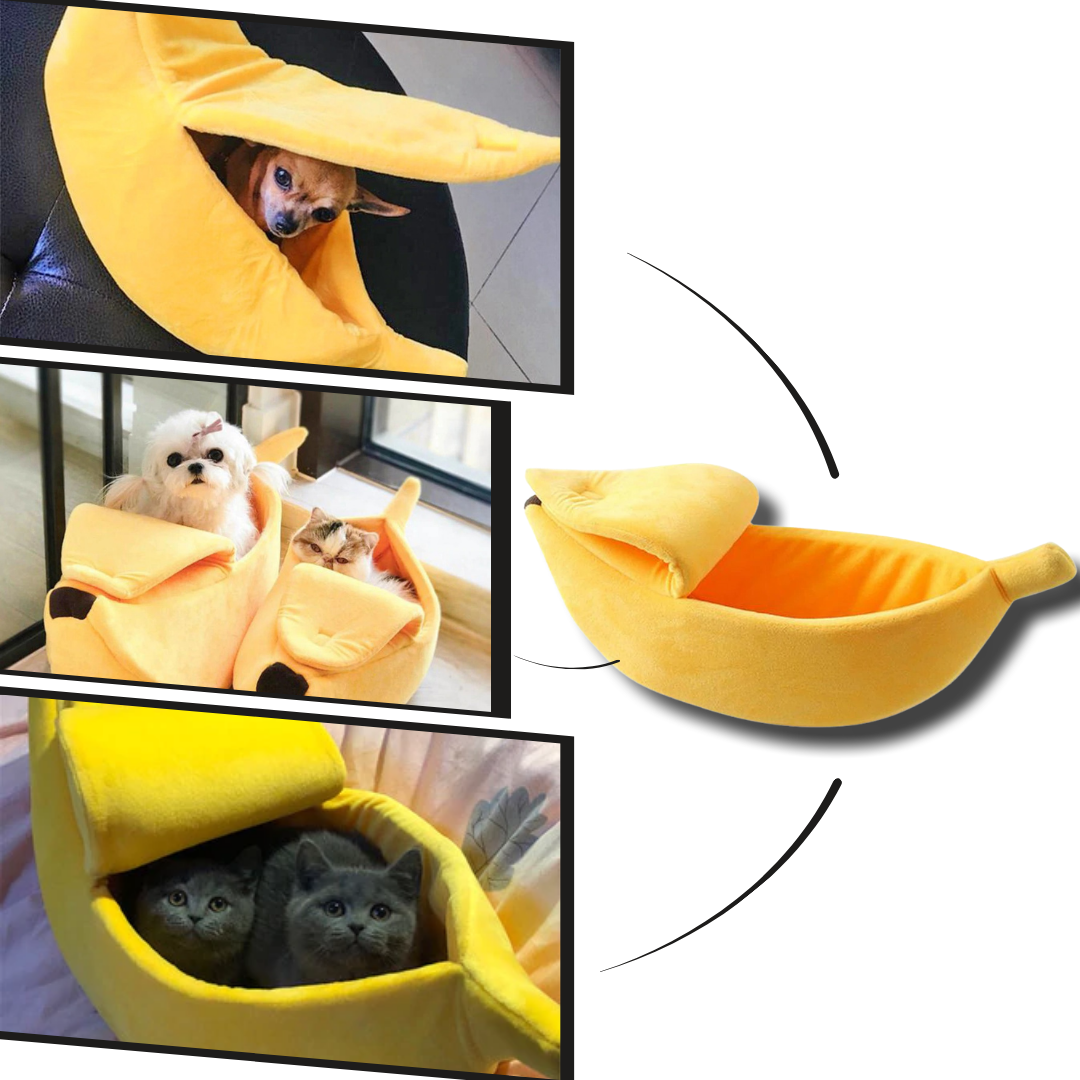 Banana basket for dogs and cats