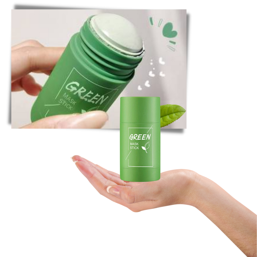 Masque au thé vert pour le nettoyage en profondeur des pores et l'élimination des points noirs. - Ozerty