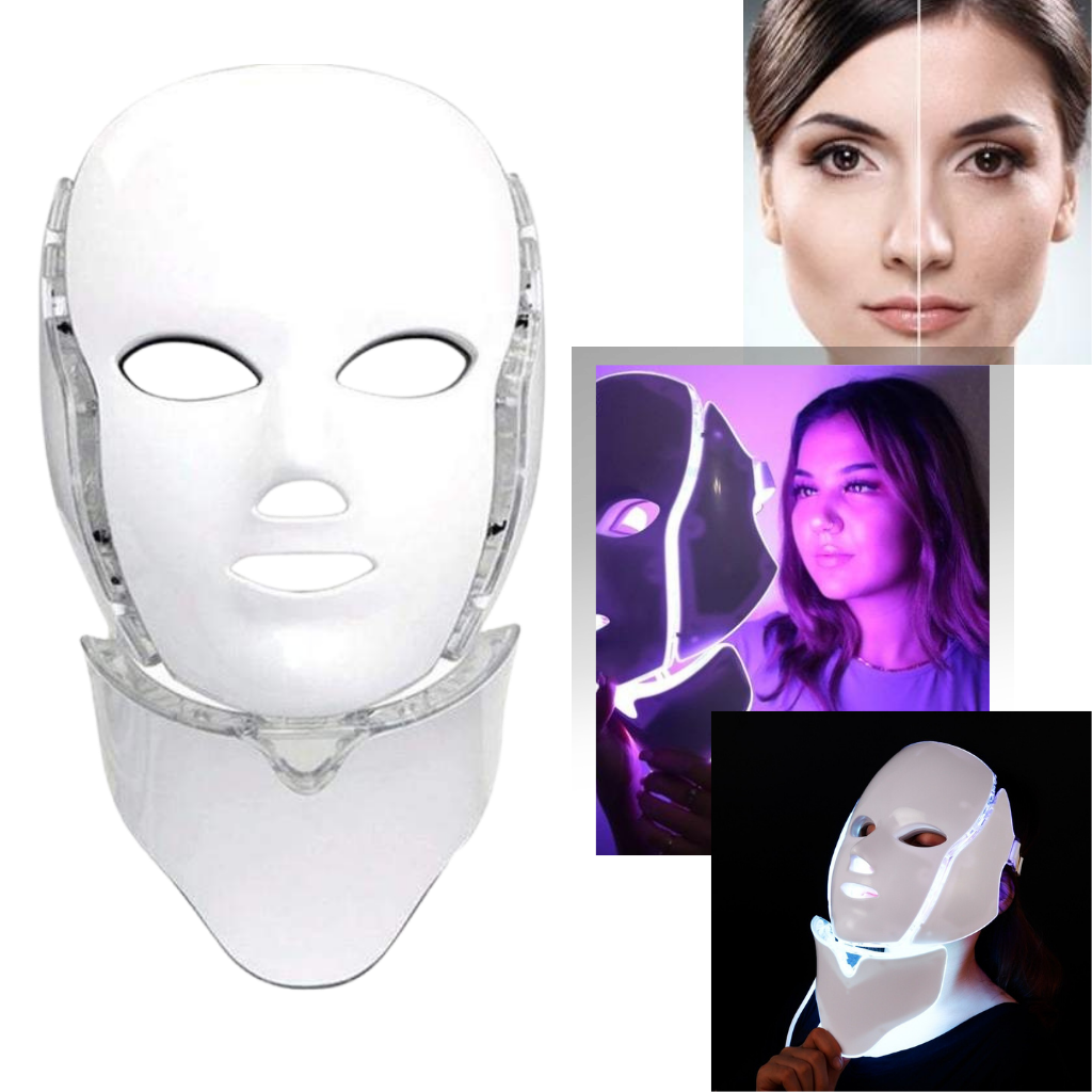 Masque professionnel de luminothérapie à LED