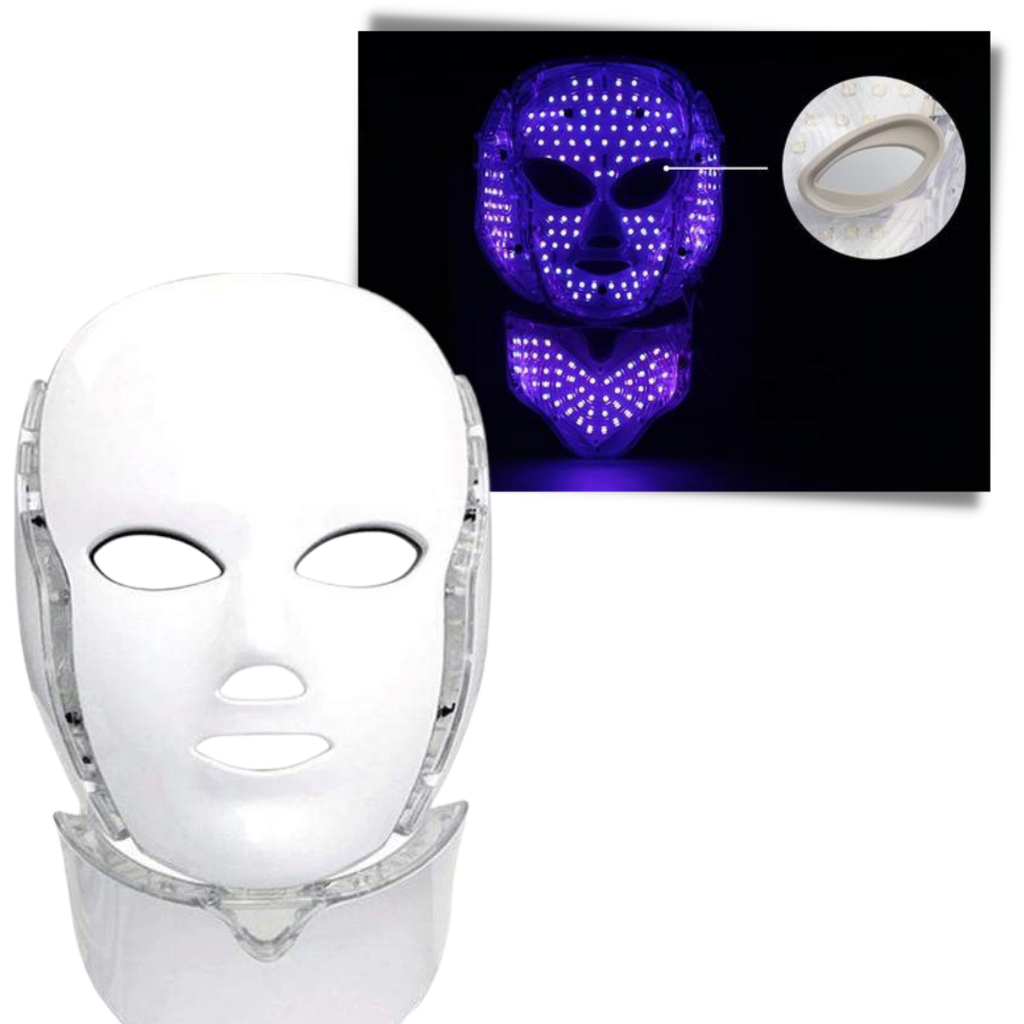 Masque professionnel de luminothérapie à LED - Ozerty