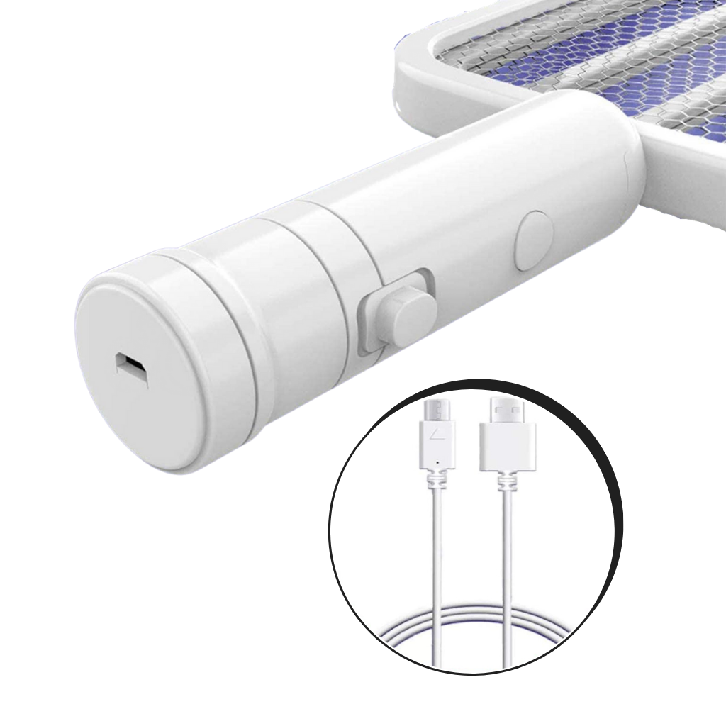 Lampe raquette électrique anti moustique rechargeable