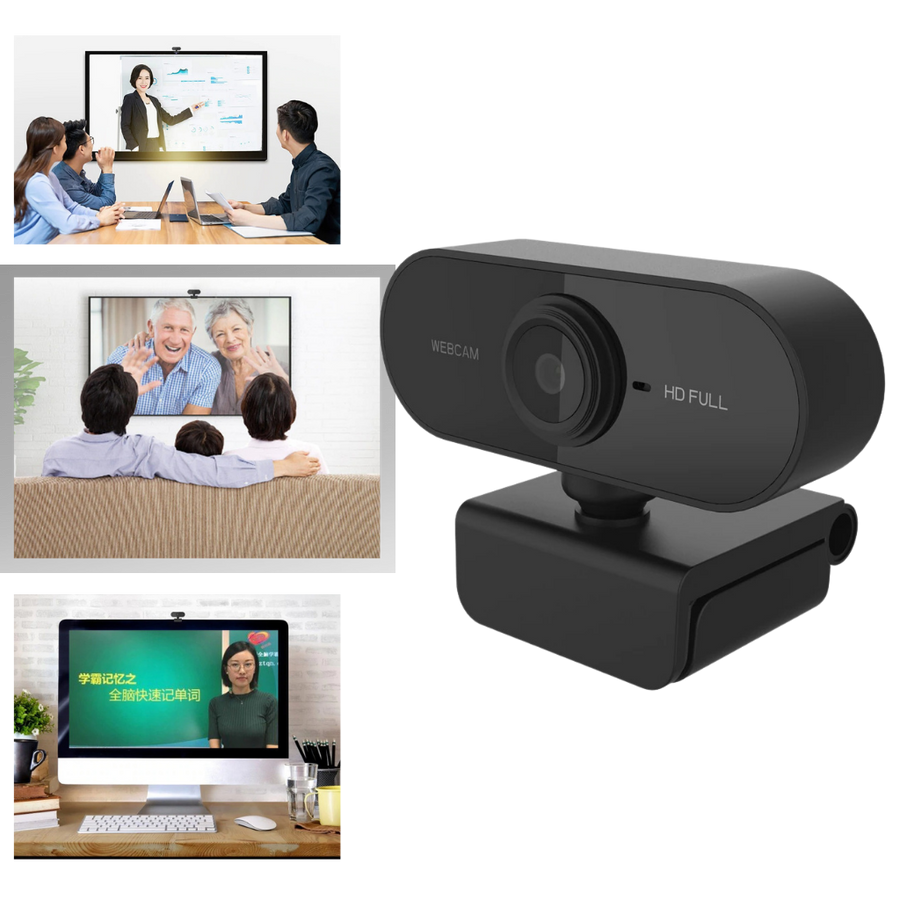 Webcam USB HD 1080p rotative avec microphone - Ozayti
