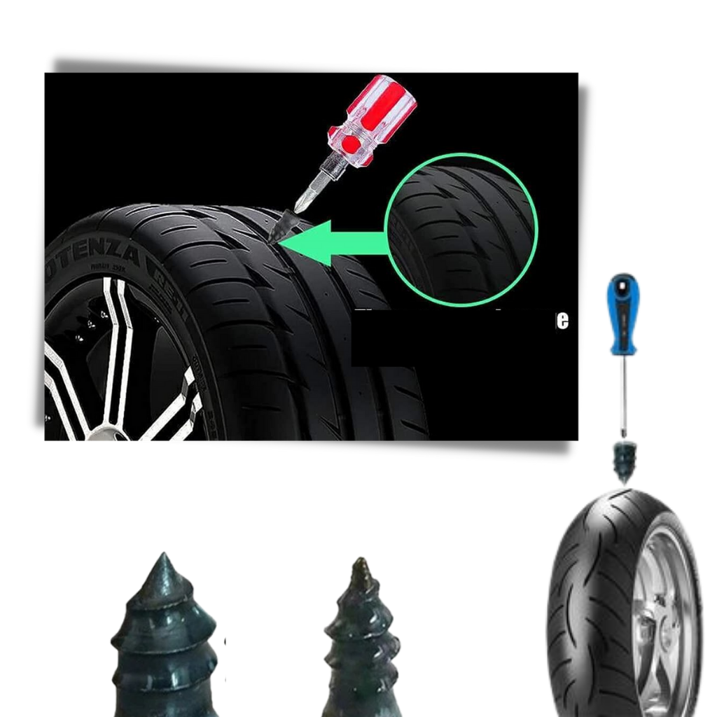 Clous de réparation de pneus en caoutchouc - Ozerty