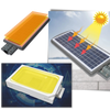 LED d'extérieur à énergie solaire avec détection de mouvement - Ozerty