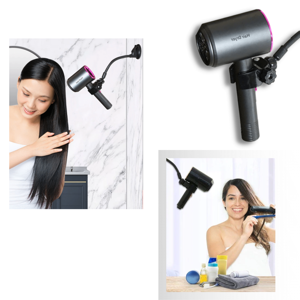 Support à mains-libres pour sèche-cheveux - Ozerty