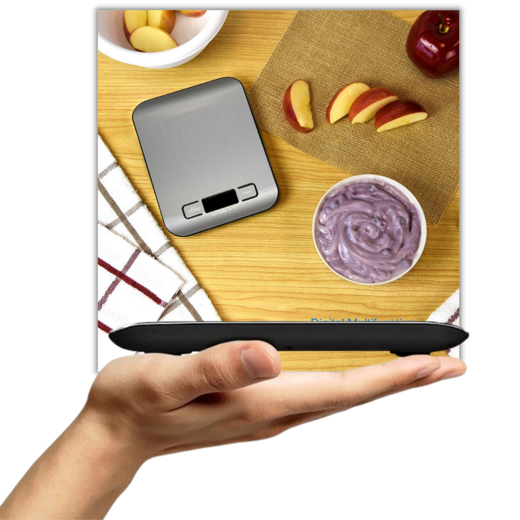 Balance de cuisine numérique LCD en acier inoxydable - Ozerty