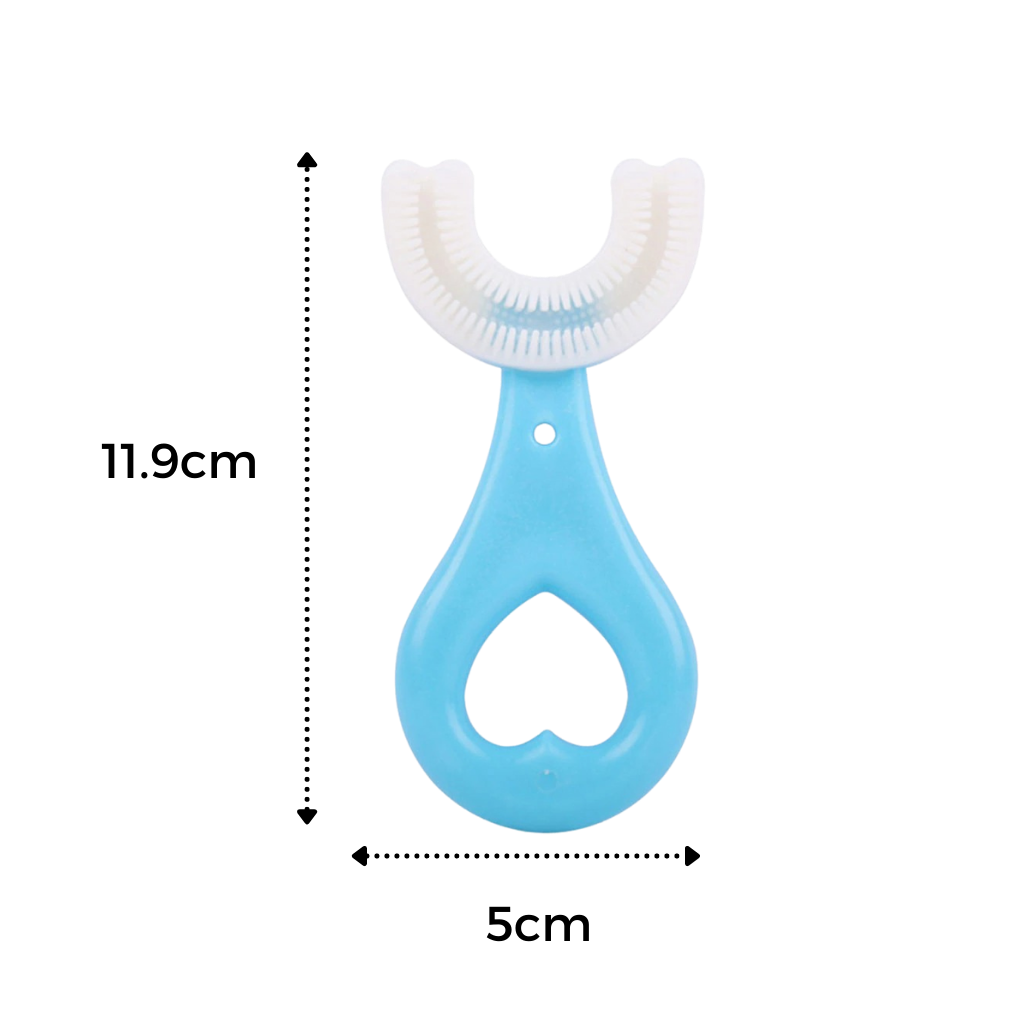Brosse à dents en forme de u pour enfants (paquet de 2) - Ozerty