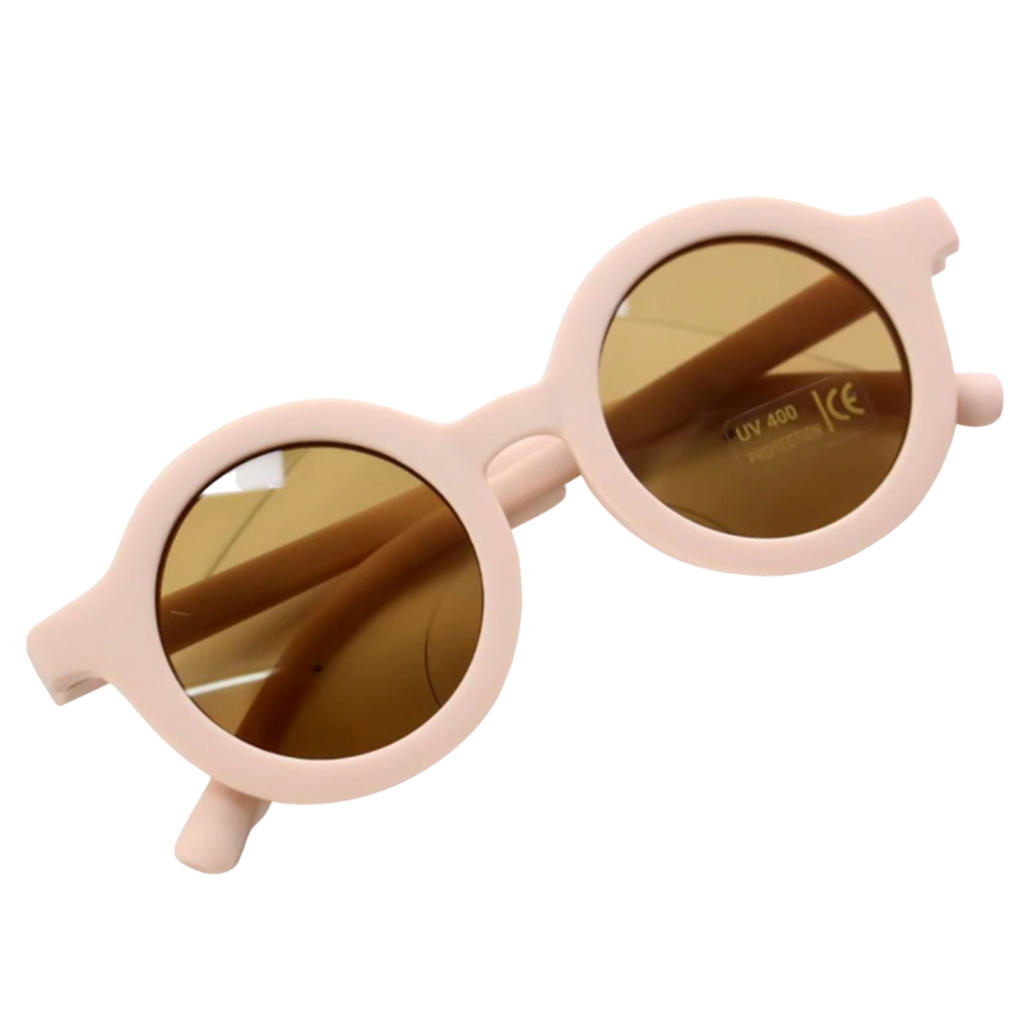 Vintage round sunglasses for children aged 1 to 5 years