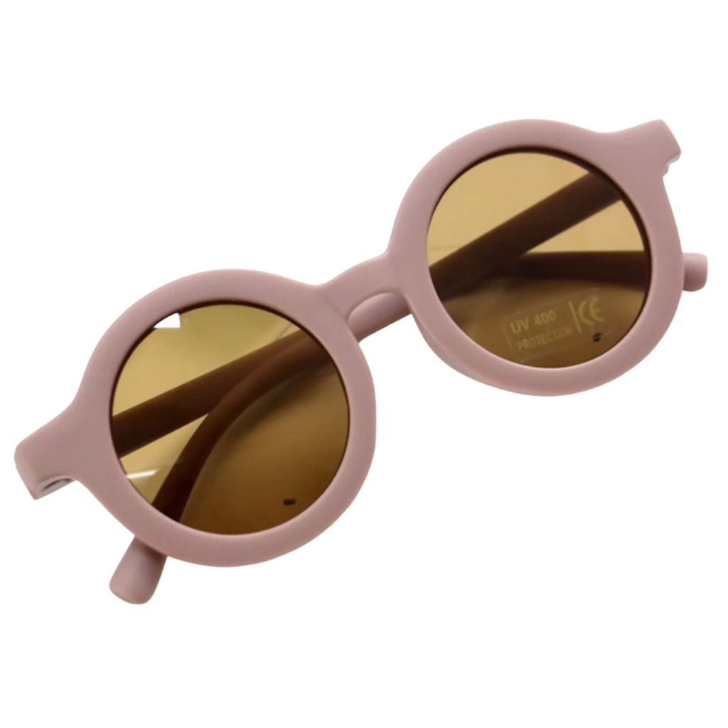 Vintage round sunglasses for children aged 1 to 5 years