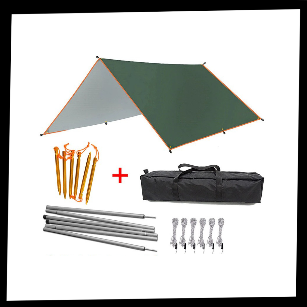 Kit de bâche de camping imperméable - Ozerty
