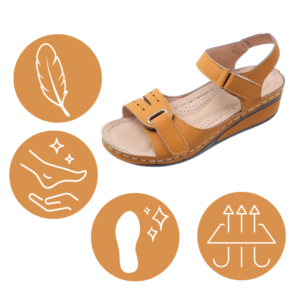 Sandales orthopédiques de soutien de la voûte plantaire pour femmes - Ozerty