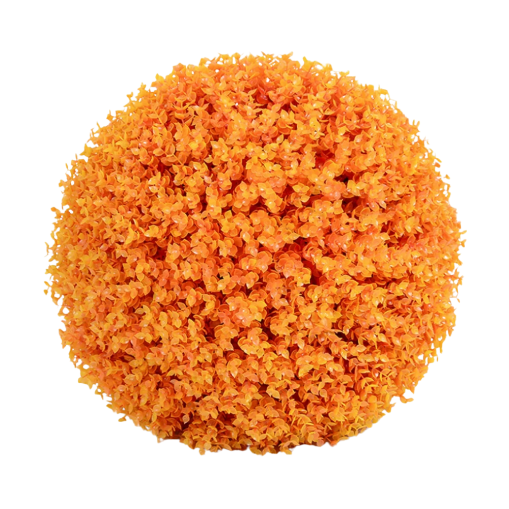 Boules de gazon topiaire artificiel -Orange/25 cmOrange/30 cmOrange/40cm - Ozerty