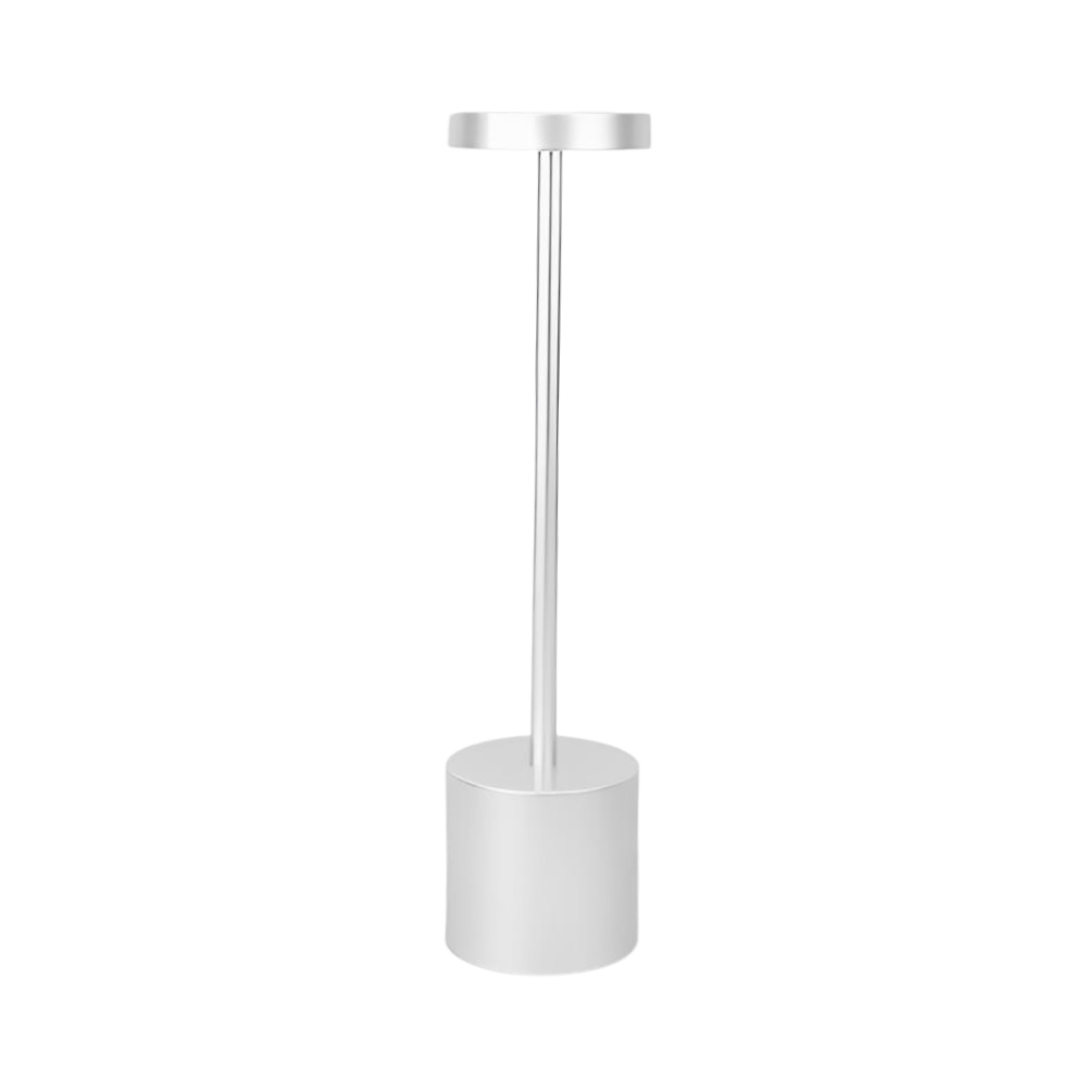 Lampe de table rechargeable sans fil

 -Argent - Ozerty